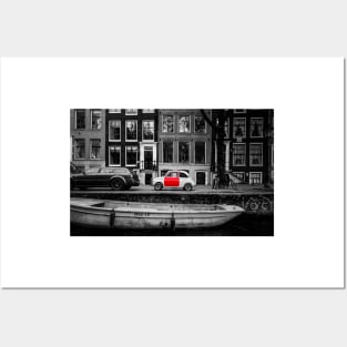 The Red Door in Amsterdam Posters and Art